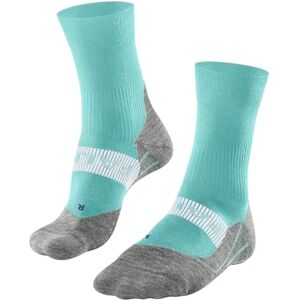 FALKE Women's RU4 Endurance Cool W So Functional Yarn Anti-Blister 1 Pair Running Socks, Blue Fiji 6423, 5.5-6.5 FALKE Women's RU4 Endurance Cool W So Functional Yarn Anti-Blister 1 Pair Running Socks, Blue Fiji 6423, 5.5-6.5