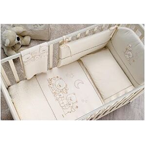 Italbaby 4 Piece Pony Happy Family Bedding Set, Ivory/White, Multi-Color, One Size Italbaby 4 Piece Pony Happy Family Bedding Set, Ivory/White, Multi-Color, One Size