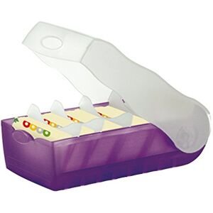 HAN 997-673, CROCO Flashcard Index Box. For learning vocabulary in an ingeniously simple way, A7, translucent-purple HAN 997-673, CROCO Flashcard Index Box. For learning vocabulary in an ingeniously simple way, A7, translucent-purple