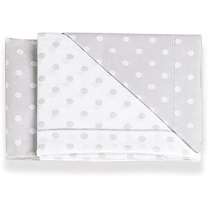 Italbaby 3 Piece Dotted Pram Sheet Set, Grey, Multi-Color, One Size Italbaby 3 Piece Dotted Pram Sheet Set, Grey, Multi-Color, One Size