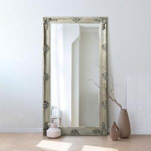 MirrorOutlet Full Length Silver Ornate Wall Mirror 168 x 78cm – Large Decorative Leaner – Vintage Dressing Style for Bedroom, Hallway or Living Room – Portrait or Landscape Hanging MirrorOutlet Full Length Silver Ornate Wall Mirror 168 x 78cm – Large Decorative Leaner – Vintage Dressing Style for Bedroom, Hallway or Living Room – Portrait or Landscape Hanging