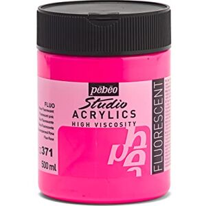 PEBEO Pébéo Acrylic Paint 500ml neon pink PEBEO Pébéo Acrylic Paint 500ml neon pink