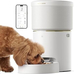 PETLIBRO Vacuum-Sealed Automatic Dog Feeder, 5G Wi-Fi Automatic Cat Feeder with 8L/34Cups, Automatic Cat Food Dispenser for Airtight Storage, Space Pet Feeder with 187mm Large Food Tray for Pet PETLIBRO Vacuum-Sealed Automatic Dog Feeder, 5G Wi-Fi Automatic Cat Feeder with 8L/34Cups, Automatic Cat Food Dispenser for Airtight Storage, Space Pet Feeder with 187mm Large Food Tray for Pet