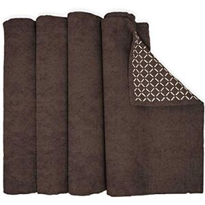 Italian Bed Linen Set 4 Non-Slip Table mats Glamour, Brown, 45x35 cm Italian Bed Linen Set 4 Non-Slip Table mats Glamour, Brown, 45x35 cm