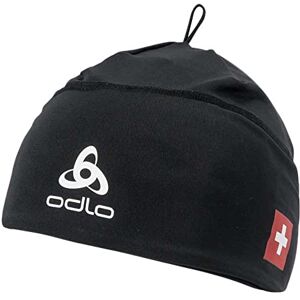 Odlo Unisex Fan cap POLYKNIT WARM ECO, black NORWEGIAN flag, - Odlo Unisex Fan cap POLYKNIT WARM ECO, black NORWEGIAN flag, -