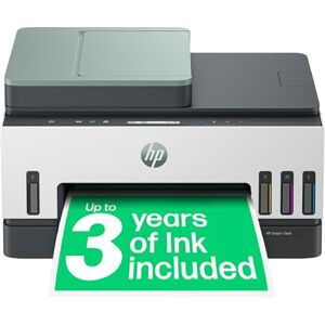 HP Smart Tank 7307 All in One Printer, Perfect for Home, Colour, Wireless, Print, Scan, Copy, Includes up to 3 Years of Ink, Refillable, Document Feeder, 2-Sided Printing, Easy Setup HP Smart Tank 7307 All in One Printer, Perfect for Home, Colour, Wireless, Print, Scan, Copy, Includes up to 3 Years of Ink, Refillable, Document Feeder, 2-Sided Printing, Easy Setup