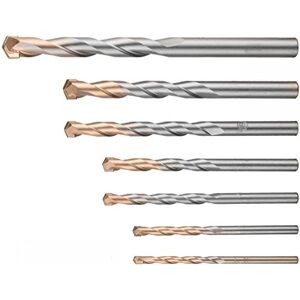 Connex COX974907 Concrete Drill Bit of Carbide, Silver, 4 10 mm, Set of 7 Piece Connex COX974907 Concrete Drill Bit of Carbide, Silver, 4 10 mm, Set of 7 Piece
