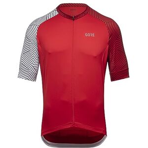 GORE Mens C5 JERSEYS, Red/White, XXL EU GORE Mens C5 JERSEYS, Red/White, XXL EU