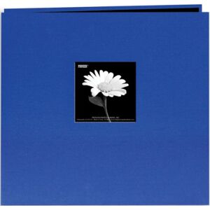 Pioneer 12 x 12-inch Book Cloth Cover Post Bound Album, Cobalt Blue Pioneer 12 x 12-inch Book Cloth Cover Post Bound Album, Cobalt Blue