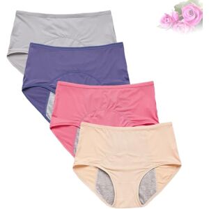 DANHAO Leakproof Ladies Underwear,Leakproof Underwear for Women,Leakproof Panties for Over 60 Incontinence (4/C,4XL) DANHAO Leakproof Ladies Underwear,Leakproof Underwear for Women,Leakproof Panties for Over 60 Incontinence (4/C,4XL)