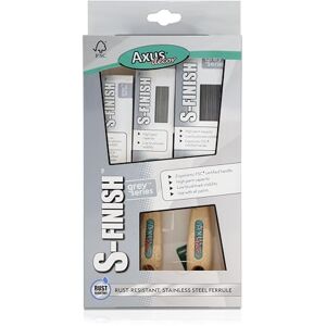 Axus Decor Immaculate S-Finish Paint Brush (Grey Color) Set of 3-1", 1.5", 2"mm For All Paints, Synthetic Bristle Filaments, Natural Bamboo Handles, Rust-Resistant Stainless Steel Axus Decor Immaculate S-Finish Paint Brush (Grey Color) Set of 3-1", 1.5", 2"mm For All Paints, Synthetic Bristle Filaments, Natural Bamboo Handles, Rust-Resistant Stainless Steel