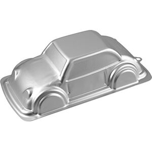 Wilton Car Cake Tin, Kids 3D Birthday Cake Tin, 1 Pack, Silver Wilton Car Cake Tin, Kids 3D Birthday Cake Tin, 1 Pack, Silver