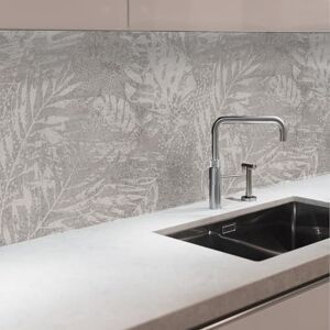 CREARREDA Kitchen Splash Guard Cover, Wall Sticker for Stoves, 60 x 58 cm, Glossy Effect – 1 mm Thick and Rigid – Fireproof and Resistant to Heat and Water – Tropical Wall CREARREDA Kitchen Splash Guard Cover, Wall Sticker for Stoves, 60 x 58 cm, Glossy Effect – 1 mm Thick and Rigid – Fireproof and Resistant to Heat and Water – Tropical Wall