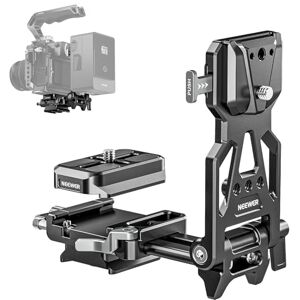 NEEWER Foldable V Mount Battery Plate with Arca Type Camera Baseplate for RS4 RS3 Gimbal & Tripod, Lightweight DSLR Camera Video Rig Compatible with SmallRig V Lock Battery & Cage, PS015 NEEWER Foldable V Mount Battery Plate with Arca Type Camera Baseplate for RS4 RS3 Gimbal & Tripod, Lightweight DSLR Camera Video Rig Compatible with SmallRig V Lock Battery & Cage, PS015