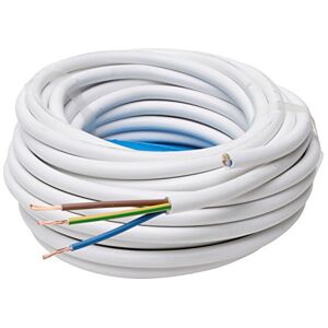 Kopp 151825002 hose line H05 VV-F 3G, 1.5 mm², 25 m, white Kopp 151825002 hose line H05 VV-F 3G, 1.5 mm², 25 m, white