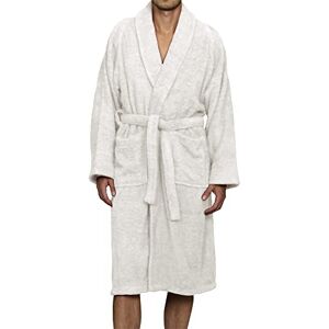 Superior Unisex Egyptian Terry Cotton Small Bath Robe, White, Long-Staple Combed Superior Unisex Egyptian Terry Cotton Small Bath Robe, White, Long-Staple Combed
