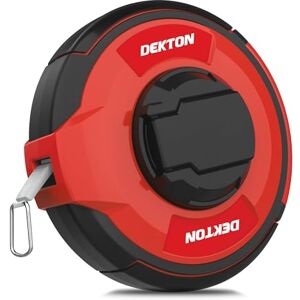 DEKTON 20M Surveyor Tape – Dual Metric & Imperial Uv Print, Class Iii Accuracy, Steel Lacquered Blade, 3:1 Speed Rewind, Abrasion & Corrosion Resistant, Durable Abs Housing With Metal Ring DEKTON 20M Surveyor Tape – Dual Metric & Imperial Uv Print, Class Iii Accuracy, Steel Lacquered Blade, 3:1 Speed Rewind, Abrasion & Corrosion Resistant, Durable Abs Housing With Metal Ring