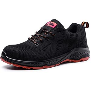 Black Hammer Men's Safety Trainers Lightweight & Breathable with Non-Slip Long lasting Soles Steel Toe Cap & Robust Midsole Anti-Static Work Shoes Designed for Style and Comfort S1P SRC 2292 (9 UK) Black Hammer Men's Safety Trainers Lightweight & Breathable with Non-Slip Long lasting Soles Steel Toe Cap & Robust Midsole Anti-Static Work Shoes Designed for Style and Comfort S1P SRC 2292 (9 UK)