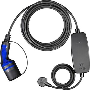 Sync Energy EV Charging Cable for Electric and Hybrid Vehicles, 10 Metres, Mode 2, 3 Pin UK Plug to Type 2 Car Charger, BG Sync EV, IP65, 2.4kW, EVCM221310 Sync Energy EV Charging Cable for Electric and Hybrid Vehicles, 10 Metres, Mode 2, 3 Pin UK Plug to Type 2 Car Charger, BG Sync EV, IP65, 2.4kW, EVCM221310