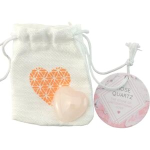 That's Write Rose Quartz Crystal Heart Stone in Bag Love Mini Gift Cracker Filler That's Write Rose Quartz Crystal Heart Stone in Bag Love Mini Gift Cracker Filler