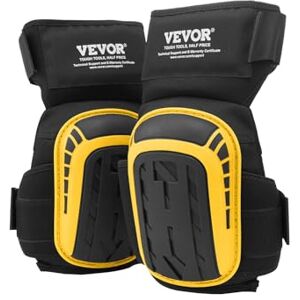 VEVOR Knee Pads for Work, Extended Heavy Duty Construction Knee Pads with 2 Extension Straps, Foam Gel Cushion, Anti-slip for Gardening Flooring Roofing and Cleaning, Men & Women, Yellow and Black VEVOR Knee Pads for Work, Extended Heavy Duty Construction Knee Pads with 2 Extension Straps, Foam Gel Cushion, Anti-slip for Gardening Flooring Roofing and Cleaning, Men & Women, Yellow and Black