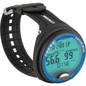 Cressi Donatello Adult Unisex Professional Underwater Wrist Computer for Diving in Air/Nitrox and Apnea, Black/Blue, One Size Cressi Donatello Adult Unisex Professional Underwater Wrist Computer for Diving in Air/Nitrox and Apnea, Black/Blue, One Size