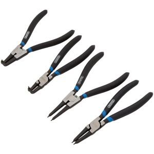 Draper 38999 4-Piece Internal and External Circlip Pliers Set , Blue Draper 38999 4-Piece Internal and External Circlip Pliers Set , Blue