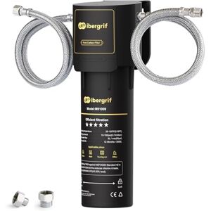 Ibergrif M91009 Undersink Water Filter System NSF/ANSI 42 Certified Reduces Chlorine, Lead, Fluoride, Bad Taste and Odor, Quick Installation, Black Ibergrif M91009 Undersink Water Filter System NSF/ANSI 42 Certified Reduces Chlorine, Lead, Fluoride, Bad Taste and Odor, Quick Installation, Black