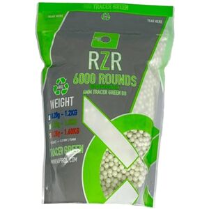Nuprol RZR Biodegradable Tracer Airsoft BBs 0.28g (6000R), Green Nuprol RZR Biodegradable Tracer Airsoft BBs 0.28g (6000R), Green