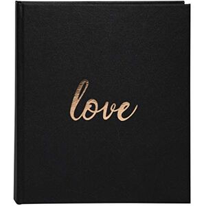 Exacompta Ref. 506E 1 Love guest book Square format 21 x 19 cm Gold edge with title Love in gold letters 140 plain white pages Colour: Black Exacompta Ref. 506E 1 Love guest book Square format 21 x 19 cm Gold edge with title Love in gold letters 140 plain white pages Colour: Black