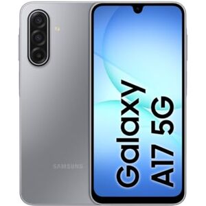SAMSUNG Galaxy A17 5G, AI Smartphone, Slim 7.5mm Frame, Large Screen, 50MP Camera, 128GB Storage, 4GB Memory, 5000 mAh Battery, Grey, 3 Year Extended Warranty (UK Version) SAMSUNG Galaxy A17 5G, AI Smartphone, Slim 7.5mm Frame, Large Screen, 50MP Camera, 128GB Storage, 4GB Memory, 5000 mAh Battery, Grey, 3 Year Extended Warranty (UK Version)