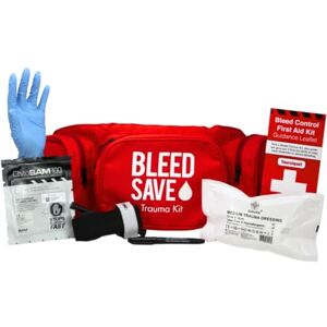 BLEEDSAVE Trauma Waist Bag with Basic Bleed Control Kit – Hands-Free Catastrophic Bleeding Hip Pack with Tourniquet, Chito-Sam Gauze & 10 × 18 cm Trauma Dressing 570 × 190 × 80 mm BLEEDSAVE Trauma Waist Bag with Basic Bleed Control Kit – Hands-Free Catastrophic Bleeding Hip Pack with Tourniquet, Chito-Sam Gauze & 10 × 18 cm Trauma Dressing 570 × 190 × 80 mm
