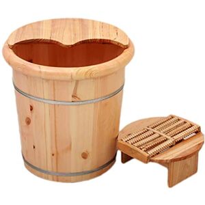 GSDOMJ Wood Foot Bath Bucket Foot Tub for Soaking Feet,Foot Bath Spa Tub,Foot Basin for Adults,Foot Soak Bucket,Wood Bucket for Pedicure (Size : B) (D) Super Easy to use Anniversary Comfortable Anniversary GSDOMJ Wood Foot Bath Bucket Foot Tub for Soaking Feet,Foot Bath Spa Tub,Foot Basin for Adults,Foot Soak Bucket,Wood Bucket for Pedicure (Size : B) (D) Super Easy to use Anniversary Comfortable Anniversary