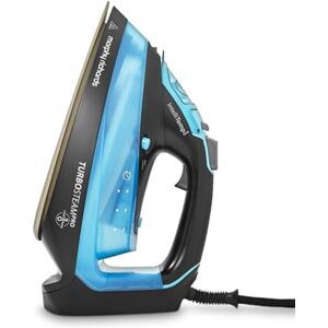 Morphy Richards Turbosteam Pro Steam Iron, Non Stick Ceramic Soleplate, Intellitemp Technology, 200g Boost, 40g Output, 380ml Water Tank, Digital Controls, Auto Shut off, 3m Cord, 3100W, Blue, 303210 Morphy Richards Turbosteam Pro Steam Iron, Non Stick Ceramic Soleplate, Intellitemp Technology, 200g Boost, 40g Output, 380ml Water Tank, Digital Controls, Auto Shut off, 3m Cord, 3100W, Blue, 303210