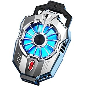 Topsevie USB-Powered Mobile Phone Cooler with LED Lights Quiet Operation Cooling Fan Universal Smartphone Radiator Gamers Gift, Plating Silver Topsevie USB-Powered Mobile Phone Cooler with LED Lights Quiet Operation Cooling Fan Universal Smartphone Radiator Gamers Gift, Plating Silver