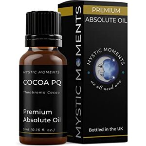 Mystic Moments Cocoa PQ Absolute Oil 5ml Theobroma Cacao Perfume Quality Rich Chocolate Aroma Solvent Extracted Middle Note Ideal for Blending & Fragrance Use Strong & Concentrated Mystic Moments Cocoa PQ Absolute Oil 5ml Theobroma Cacao Perfume Quality Rich Chocolate Aroma Solvent Extracted Middle Note Ideal for Blending & Fragrance Use Strong & Concentrated