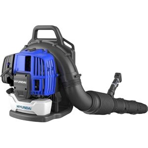 Hyundai Petrol Backpack Leaf Blower, 170mph, 52cc 2 Stroke Engine With Support Harnesses, Anti-vibration, 55 Mins Per Litre Of Fuel Hyundai Petrol Backpack Leaf Blower, 170mph, 52cc 2 Stroke Engine With Support Harnesses, Anti-vibration, 55 Mins Per Litre Of Fuel