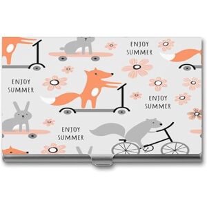 Fitspi Business Card Cases, Fox Bike Business Card Holders, Storage Protective Holders Pocket Cases for ID Cards Credit Cards Fitspi Business Card Cases, Fox Bike Business Card Holders, Storage Protective Holders Pocket Cases for ID Cards Credit Cards