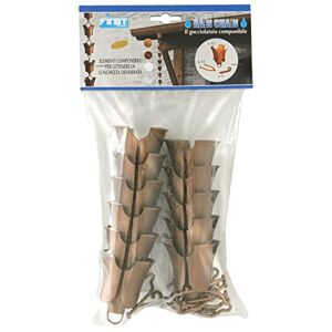 First Plast RAIN1R Modular Rain Chain Dripper, Copper Effect First Plast RAIN1R Modular Rain Chain Dripper, Copper Effect