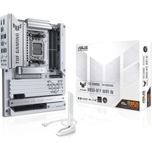 Asus TUF GAMING B850-BTF WIFI W, AMD B850, AM5, ATX, 4 DDR5, HDMI, DP, Wi-Fi 7, 2.5G LAN, 3x M.2 *Requires a BTF Compatible Chassis* Asus TUF GAMING B850-BTF WIFI W, AMD B850, AM5, ATX, 4 DDR5, HDMI, DP, Wi-Fi 7, 2.5G LAN, 3x M.2 *Requires a BTF Compatible Chassis*