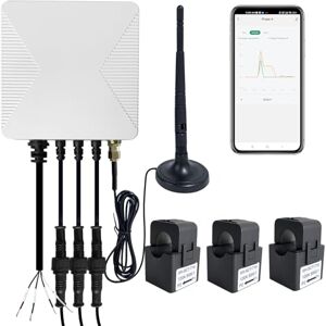 OWON 1 or 3 Phase Tuya Wi-Fi Bi-Directional Energy Monitor,Smart Home Power Monitor with 3 * 120A Clamp, Track Electricity in Real Time, Solar/Net Metering OWON 1 or 3 Phase Tuya Wi-Fi Bi-Directional Energy Monitor,Smart Home Power Monitor with 3 * 120A Clamp, Track Electricity in Real Time, Solar/Net Metering