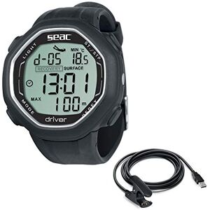 SEAC Unisex's Driver Wrist-Mount Freediving Computer with Data Download System, Black + USB, One size SEAC Unisex's Driver Wrist-Mount Freediving Computer with Data Download System, Black + USB, One size