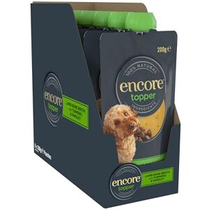 Encore 100% Natural Lamb Bone Broth Bone Broth Dry Food Topper for Dogs, Grain Free with Collagen to Support Healthy Joints & Skin, 6 x 200g Spout Pouch Encore 100% Natural Lamb Bone Broth Bone Broth Dry Food Topper for Dogs, Grain Free with Collagen to Support Healthy Joints & Skin, 6 x 200g Spout Pouch