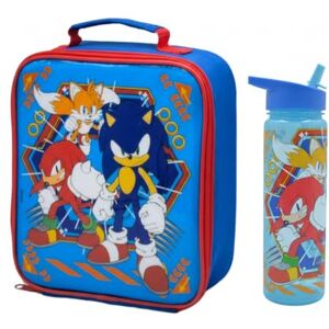 HOX Sonic The Hedgehog Lunch Bag Set + 600ml Water Bottle – Insulated Durable, Spacious & Stylish Lightweight & Easy to Carry for School, Preschools & Picnics HOX Sonic The Hedgehog Lunch Bag Set + 600ml Water Bottle – Insulated Durable, Spacious & Stylish Lightweight & Easy to Carry for School, Preschools & Picnics