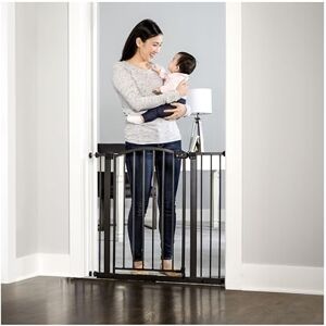 Regalo Easy Step Arched Décor Walk Thru Baby Gate, Includes 4-Inch Extension to Fit Multiple Openings, 4 Pack Pressure Mount Kit and 4 Pack Wall Mount Kit, Black Regalo Easy Step Arched Décor Walk Thru Baby Gate, Includes 4-Inch Extension to Fit Multiple Openings, 4 Pack Pressure Mount Kit and 4 Pack Wall Mount Kit, Black