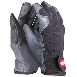 Oregon Leather Work Gloves, Stretch Leather Material with Adjustable Wrist & Fabric Mesh, Indoor & Outdoor PPE Gloves for Men & Women, Heavy Duty Gardening & DIY Hand Protection Size Medium Oregon Leather Work Gloves, Stretch Leather Material with Adjustable Wrist & Fabric Mesh, Indoor & Outdoor PPE Gloves for Men & Women, Heavy Duty Gardening & DIY Hand Protection Size Medium
