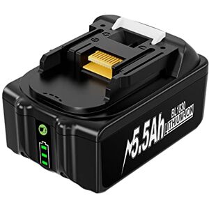 AIMAX 5.5Ah 18V Battery for Makita BL1850 Li-Ion Replacement Battery Compatible with Makita BL1830 BL1860 BL1840 BL1835 BL1845 194204-5 LXT-400 18V Cordless Tools AIMAX 5.5Ah 18V Battery for Makita BL1850 Li-Ion Replacement Battery Compatible with Makita BL1830 BL1860 BL1840 BL1835 BL1845 194204-5 LXT-400 18V Cordless Tools