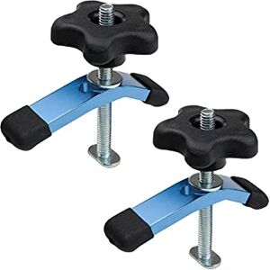 POWERTEC 71389 T-Track Mini Hold-Down Clamp, 3-5/8" L x 3/4" W – 2 Pack,Blue Black POWERTEC 71389 T-Track Mini Hold-Down Clamp, 3-5/8" L x 3/4" W – 2 Pack,Blue Black