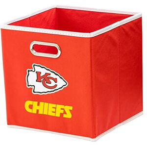Franklin Sports Kansas City Chiefs NFL Storage Bin Collapsible Cube Container + Basket NFL Office, Bedroom + Living Room Décor Folding Storage Bin for Football Fans 11"x11 Franklin Sports Kansas City Chiefs NFL Storage Bin Collapsible Cube Container + Basket NFL Office, Bedroom + Living Room Décor Folding Storage Bin for Football Fans 11"x11