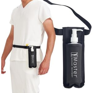 Master Massage Equipment Master Massage Single Bottle Massage Oil Holster Case Bag-Adjustable and Heat-Resistant Bottle Cream & Lotion Single Holster Bag Kit– Incl. One 227ml Refillable Pump Dispenser (Black) Master Massage Equipment Master Massage Single Bottle Massage Oil Holster Case Bag-Adjustable and Heat-Resistant Bottle Cream & Lotion Single Holster Bag Kit– Incl. One 227ml Refillable Pump Dispenser (Black)